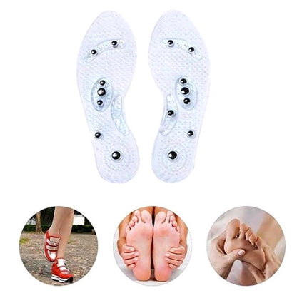 Magnet Magnetic Plus Elastomer Transparent Silicone Massage Insole Health Massage Insole Magnetic Therapy Anti-fatigue 138640
