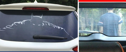 After the car manufacturers selling creative funny stickers horror 3D stereo file Glass Sticker personality perspective 13887