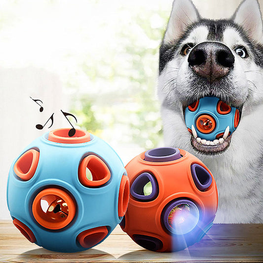 Luminous Sounding Dog Toy Ball 1389653375458