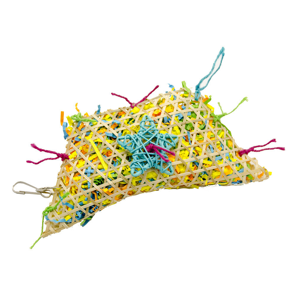 Bird brushed straw toy 13922956557560