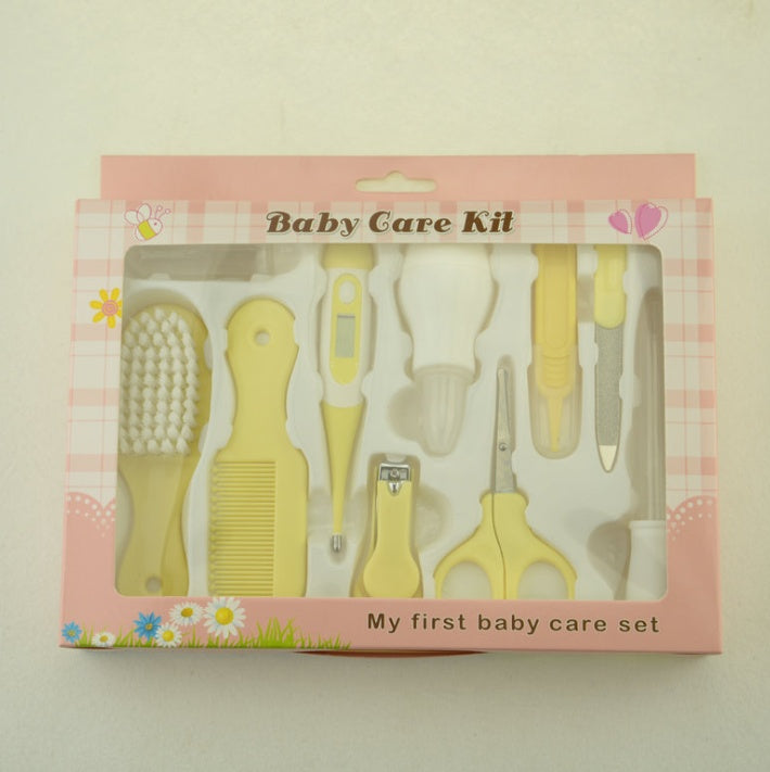 Maternal and Infant Thermometer Feeding Nasal Nasal Care 10 Piece Set Baby Manicure Clamp Nail Clipper Set 1393865804943