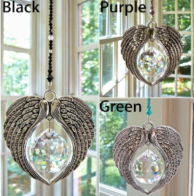 Angel Wings Metal Car Pendant Crystal Decorative Pendant 139505ca 18de 4104 9091 da96b30d0a7e
