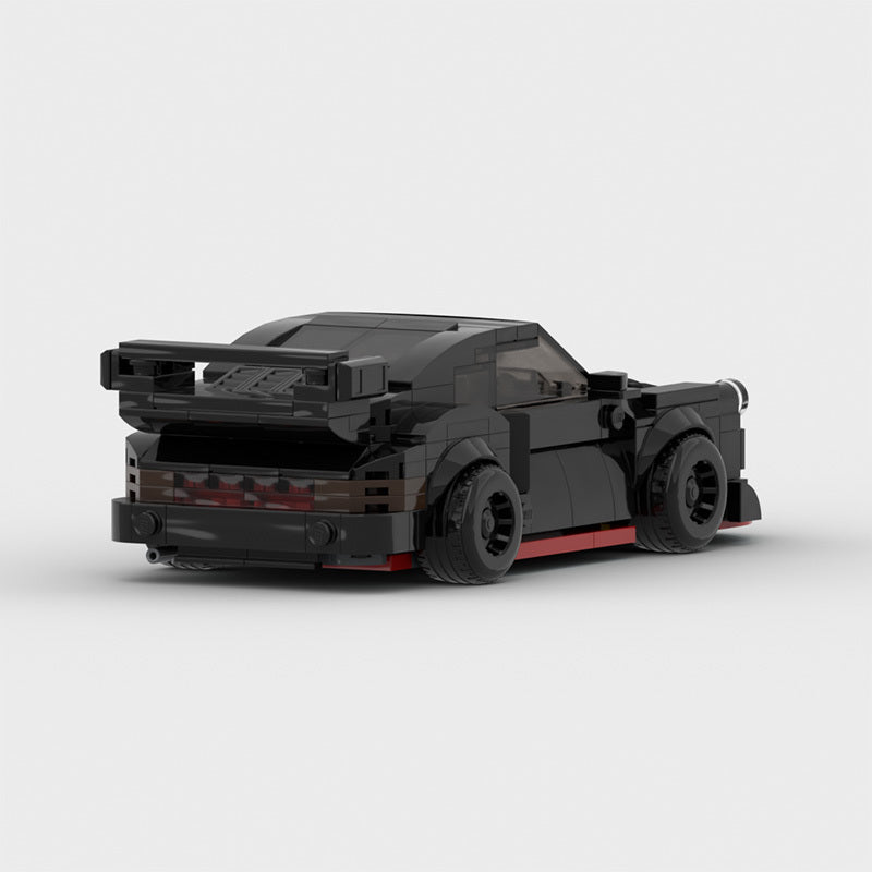 Building Blocks  Wide-body Low Lying Speed 8 Grid Boy Car Model 13954496 0864 4f2e 8d4e 23a3bae75c32