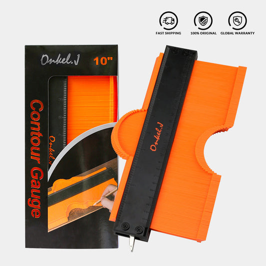 5 10 Inch Contour Gauge Template Plastic Measuring Contour Gauge Duplicator Tiles Edge Shaping Measure Ruler Measuring Tool - 图片 1