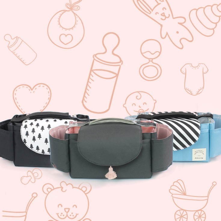 Multifunction Baby Stroller Bag Organizer Maternity Nappy Bag Stroller Accessories Cup wheelchair bag 1398983389632