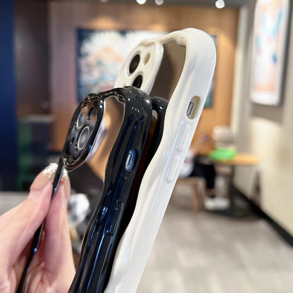 Cream Pattern Mirror Phone Case Drop-resistant Transparent Case 13b75eec db41 48ee ac03 e6a4bede167e