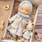 Handmade Plush Doll Golden Curly Girl Finished Product 13c7e418 e4e8 4e8c bdd2 4abea519eb17