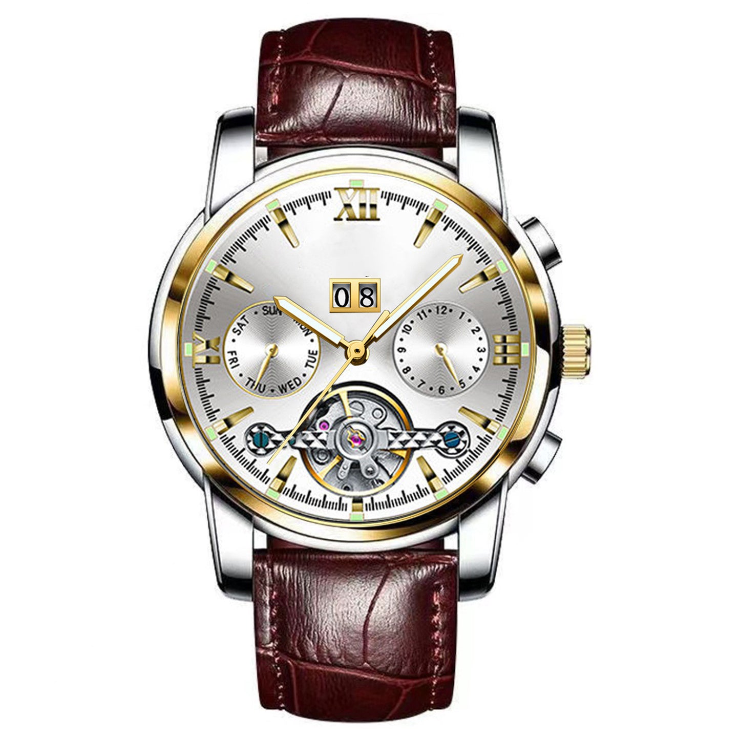 Fully Automatic Multifunctional Mechanical Watch 13d5ce5e 8439 4637 9839 4c0fadd96bfc