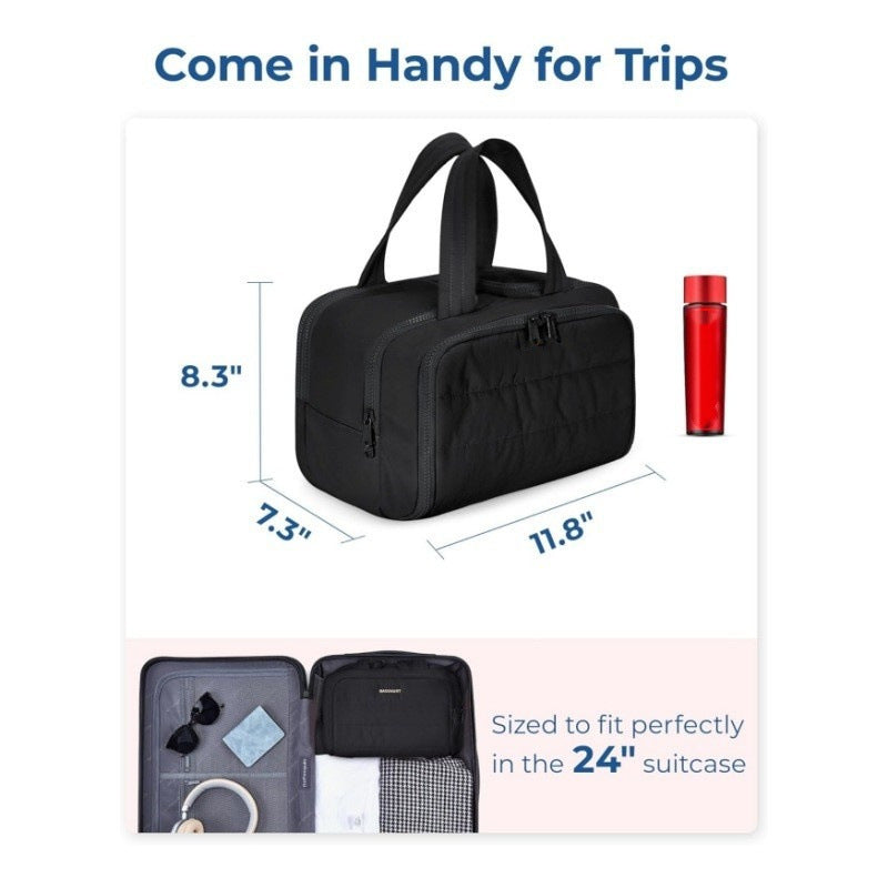 Travel Toiletry Bag Lightweight Large Wide Open Wash Bag Fluffy Cosmetic Bag Storage Bag Travel 13eda3be 7fef 48cf b2d5 9fac7
