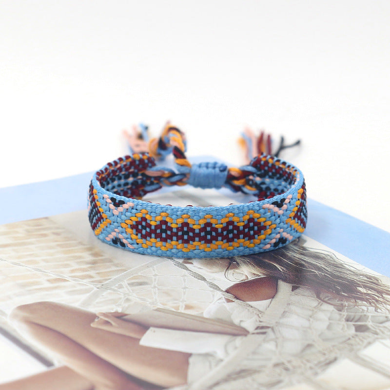 Bohemian Color Woven Bracelet Wristband For Fans 13fffb4c 230e 49ea a0c9 8ee1025c73d3