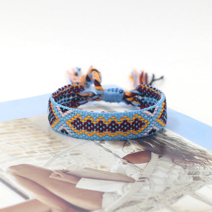 Bohemian Color Woven Bracelet Wristband For Fans 13fffb4c 230e 49ea a0c9 8ee1025c73d3