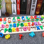 Children 3D Alphabet Number Puzzle Baby Colorful Geometric Digital Letter Educational Toy 1402301538915