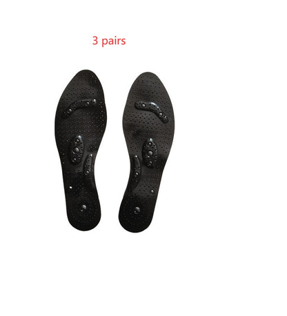 Magnet Magnetic Plus Elastomer Transparent Silicone Massage Insole Health Massage Insole Magnetic Therapy Anti-fatigue 140305