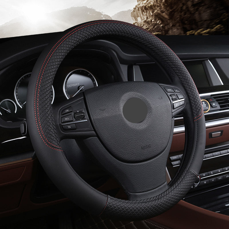 Universal Leather Car Steering Wheel Cover 14058119558114