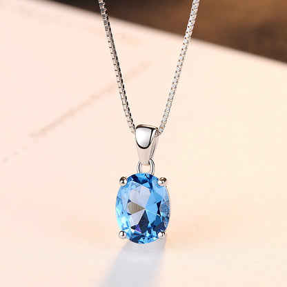 Simple zircon necklace 1411438794200