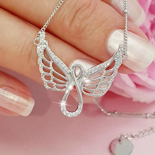 Angel Wing Diamond Angel Wing Lady Necklace 14117121095812