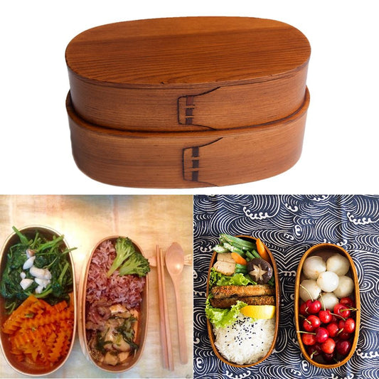 Japanese style cedar bento box 1411997504793