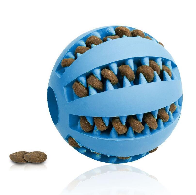 Pet Slow Feeder Dog Toy Cute Funny Rubber Dog Ball Toy 1414432462939