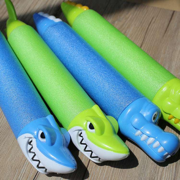 33cm Summer Water Gun Toys Pistol Blaster Shooter Outdoor Swimming Pools Cartoon Shark - HD Wireless Product #4