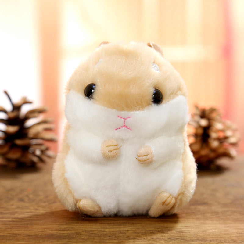 Hamster plush doll keychain 1415122012937