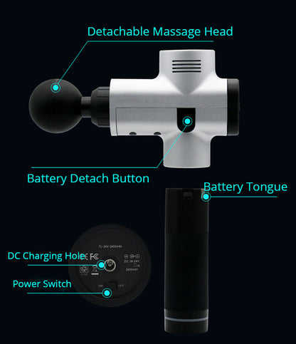 Relax Tissue Deep Muscle Massage Gun 141554890174