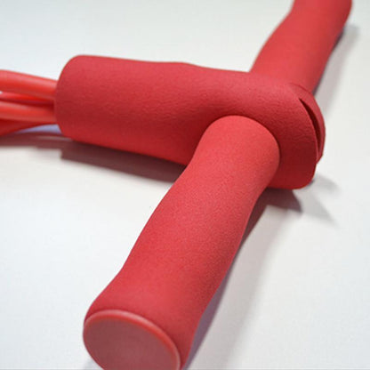 Natural Latex Foot Pedal Elastic Pull Rope with Handle Fitness Equipment Bodybuilding Expander 141558692640