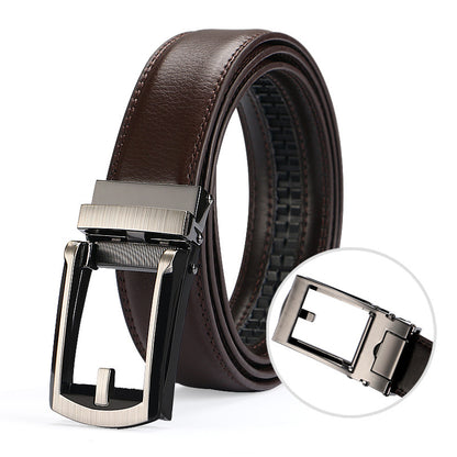 Two-layer Cowhide Fake Needle Automatic Buckle Men's Special Belt 1420485b 3c5b 47dd b8dc 3bdc08673f9f