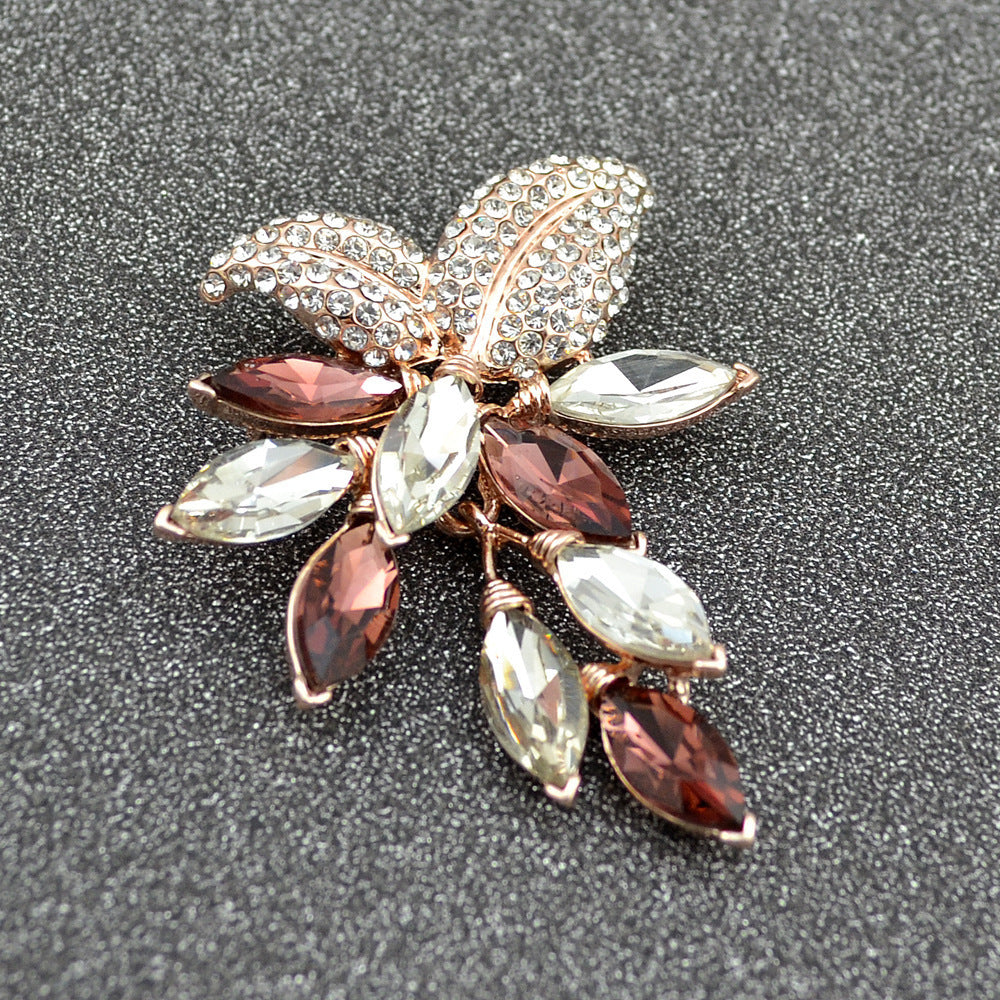 Full diamond Austrian crystal brooch 1421920254252