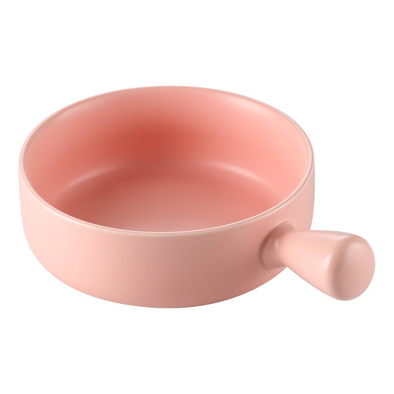 Special ceramic plate for oven with handle 1423827384967