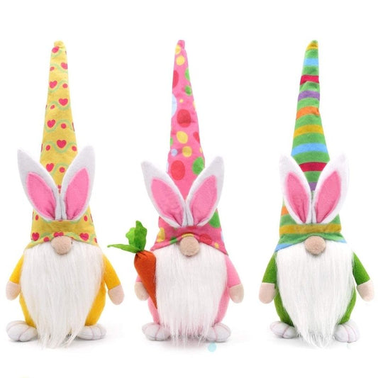 Easter Faceless Dwarf Holding Carrot Doll 1424773973376