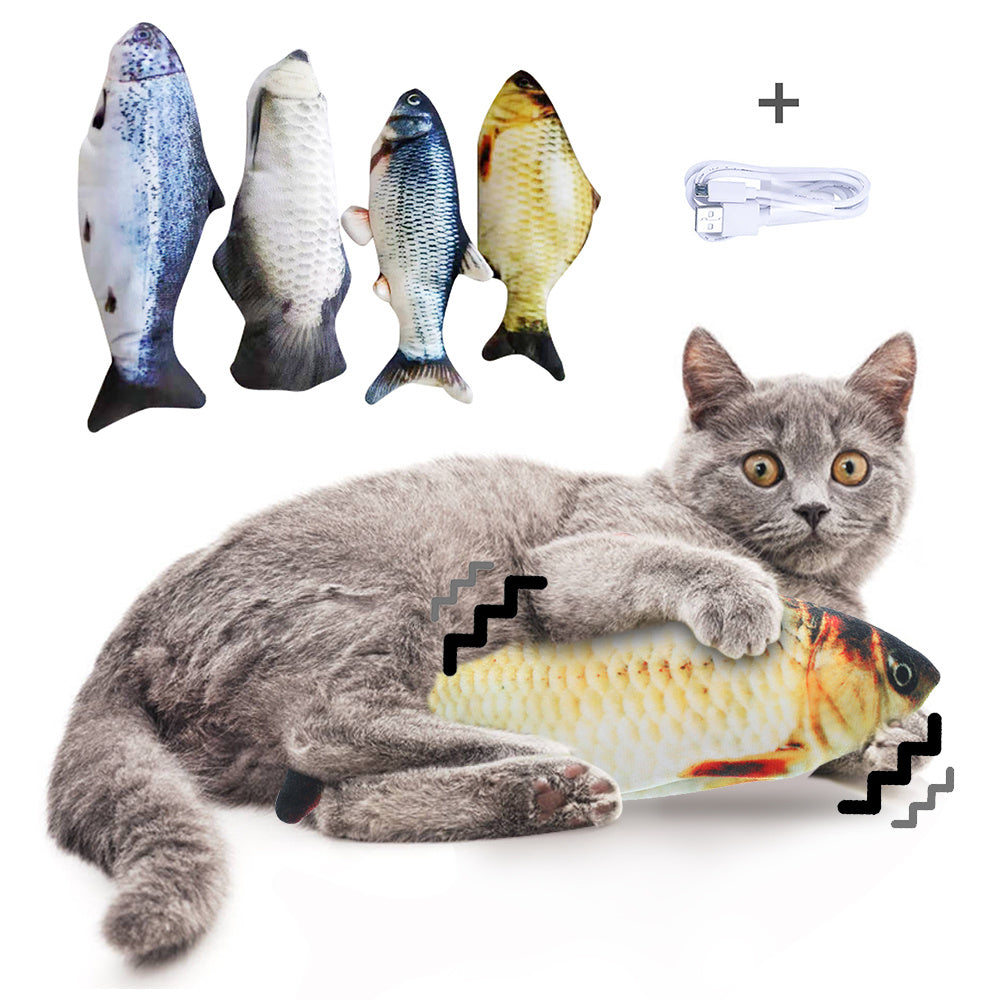 Without Cat Nip Version - Electric Jumping Fish Simulation Electric Fish Toy 1428137486254