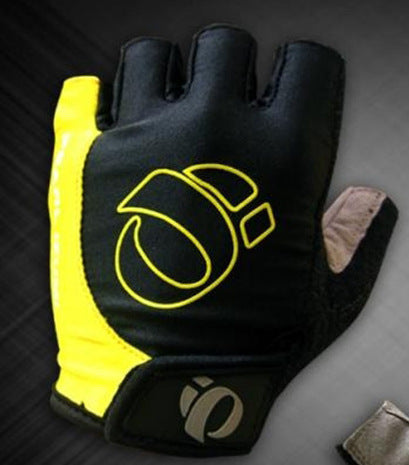 Bicycle Half Finger  Microfiber Breathable Shock Absorbing Short Finger Gloves 1428210557807