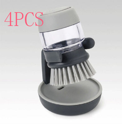 Dishwashing And Pot Washing Brush With Liquid Soap For Tableware 1428796587518