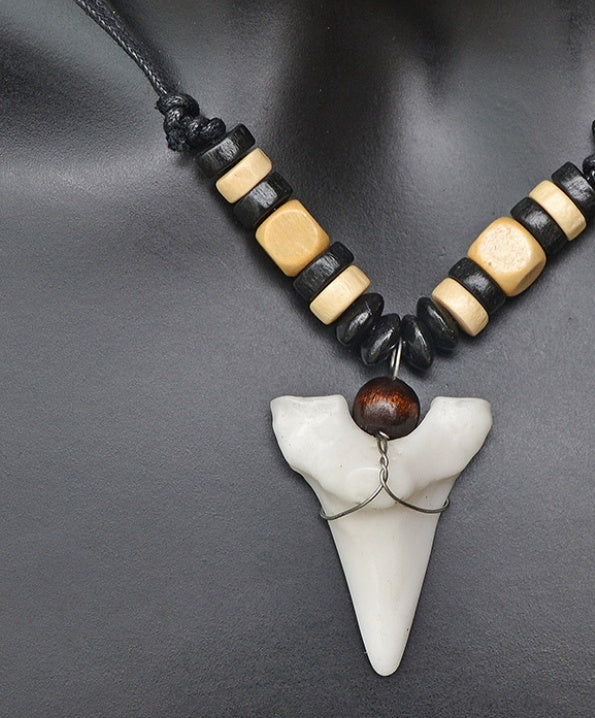 Men and Women Necklaces Imitation Shark Tooth Pendant 1428899761480