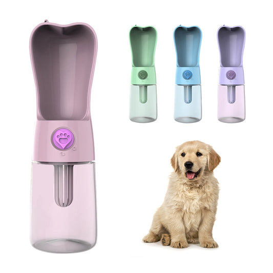 Pet Dog Cat Water Bottle Portable Feeder 1428923679396