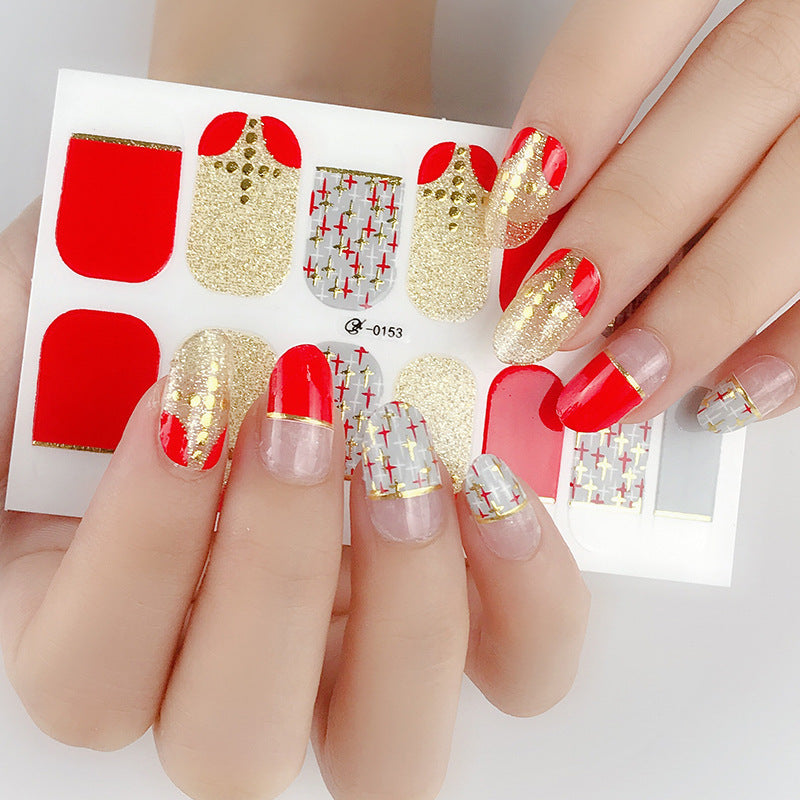 Imitation Nail Art Stickers 3D Hot Nail Stickers 1429273738226