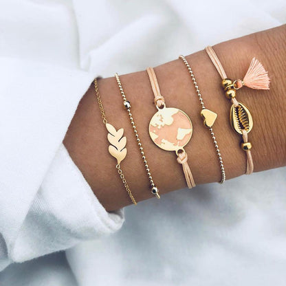 Bohemian Bracelets & Bangles Set Vintage Bead Boho Charm Bracelet For Women Jewelry Accessories Pulseras Mujer Bijoux Femme 1