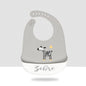 Baby Cartoon Silicone Bib Waterproof And Dirt-proof Super Soft 1430424558173