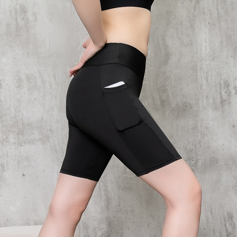 Hip-lifting high-stretch fitness pants 1432872738237