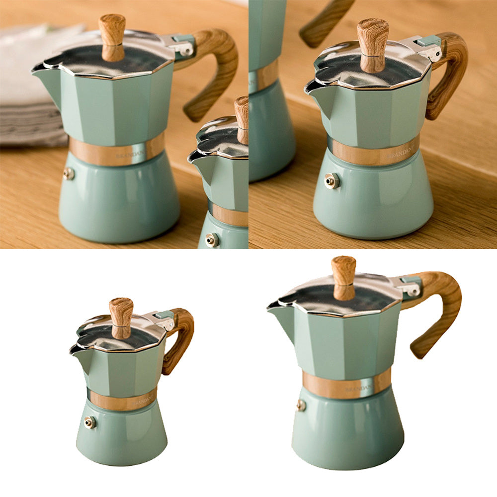 Octagonal aluminum coffee maker 1435406067330