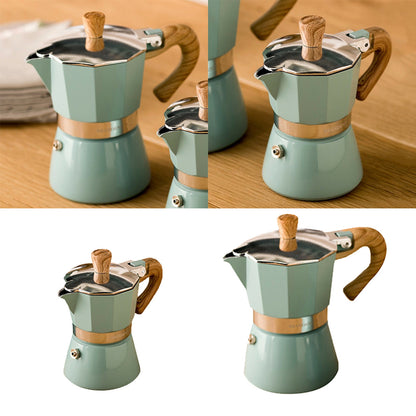 Octagonal aluminum coffee maker 1435406067330