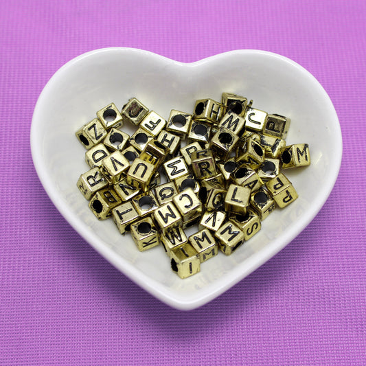 Acrylic English alphabet beads 14363838968210