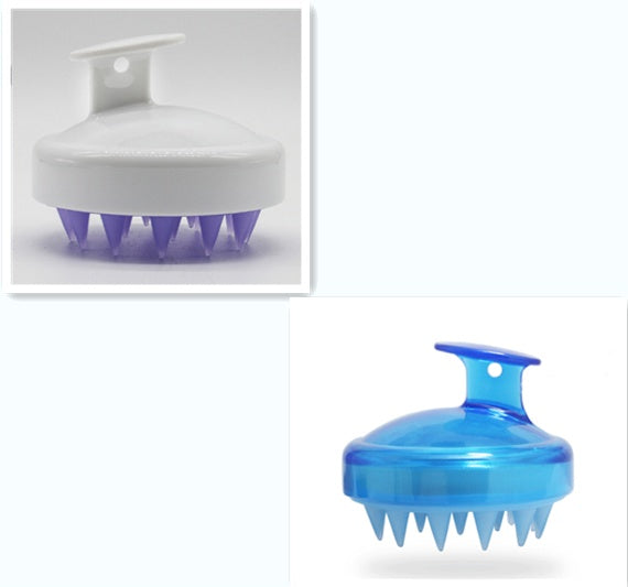 Silicone Shampoo Brush Massage Scalp Hair Brush 1437770156259