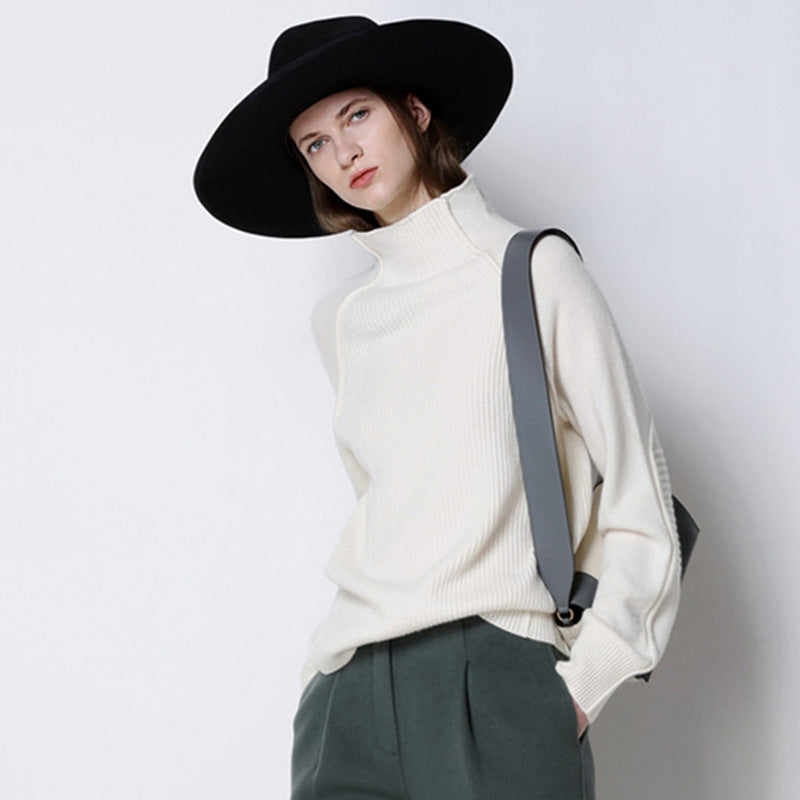 Women's high neck cashmere sweater 1438497290367