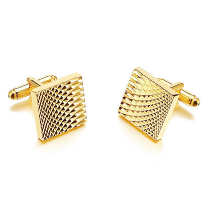 18K Gold High Quality Men's Shirt Cufflinks - HD Wireless Product #5