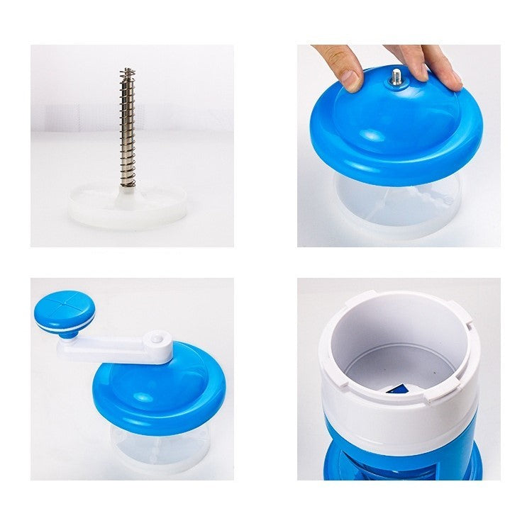 Kitchen Manual Household Mini Smoothie Shaved Ice Machine Hand Ice Breaker 1440720765292