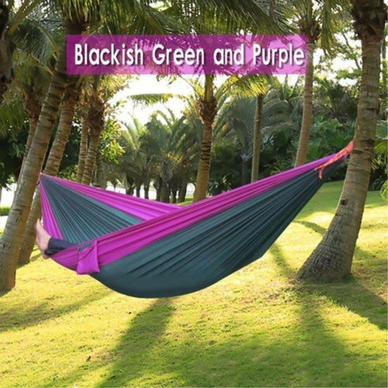 Backpacking Hammock - Portable Nylon Parachute Outdoor Double Hammock 1441131066666