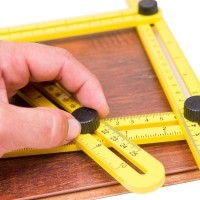 Multifunction Four Folding Measuring Ruler 1441188437688