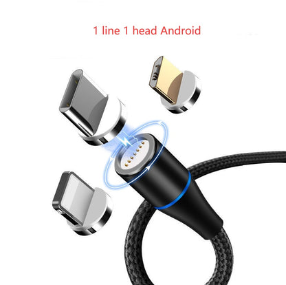 Magnetic data cable three in one fast charge - 图片 8