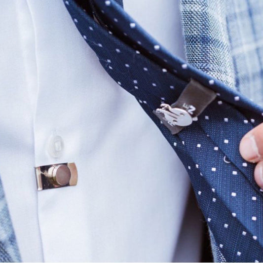 Magnetic Tie Clip Anti-wrinkle Seamless Shirt 14457518600 1011249592